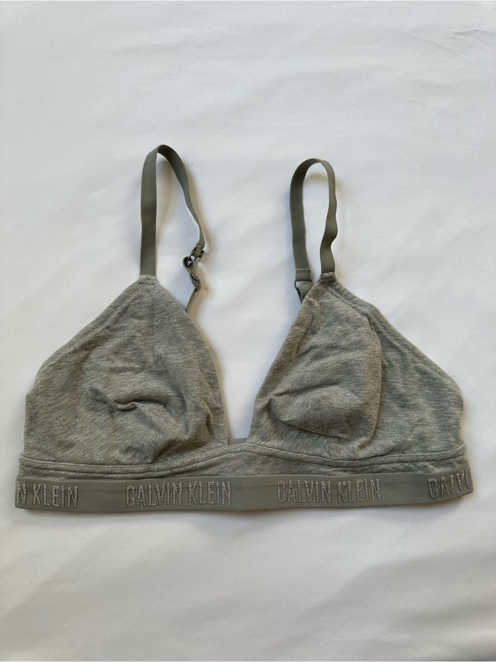 Calvin Klein Gray Wireless Bra